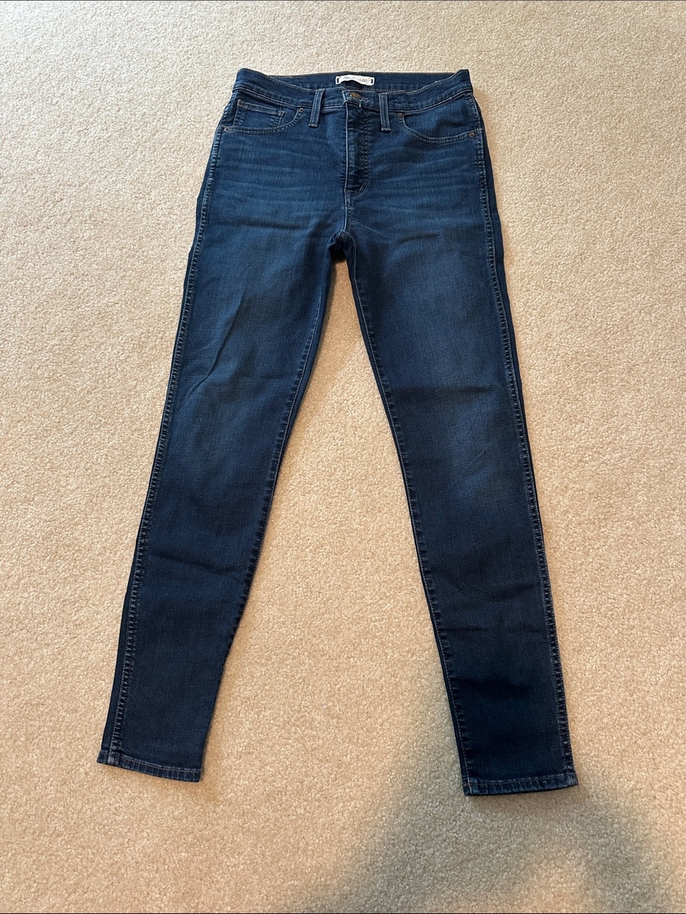 Madewell Dark Indigo Skinny Jeans